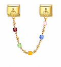Beaded Chain Charm