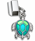 Mood Changing Turtle Italian Anklet Charm