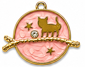 Kurious Kitty Pendant