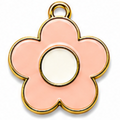 Pink Daisy Pendant
