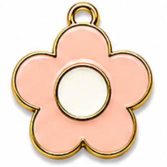 Pink Daisy Pendant