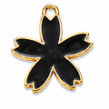 Black Flower Pendant