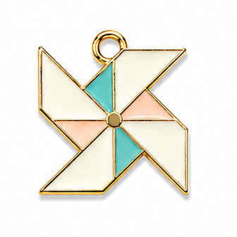 Pastel Windmill Pendant