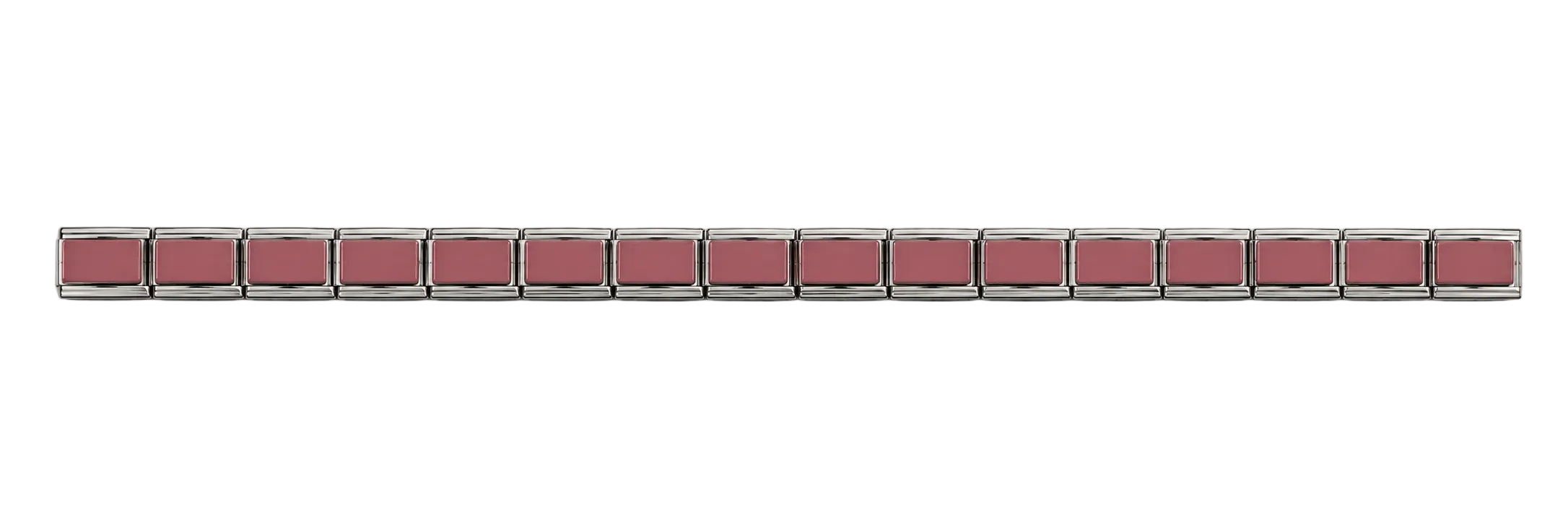 Pink & Silver Italian Bracelet