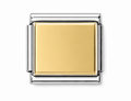 Two Tone Photo Charm