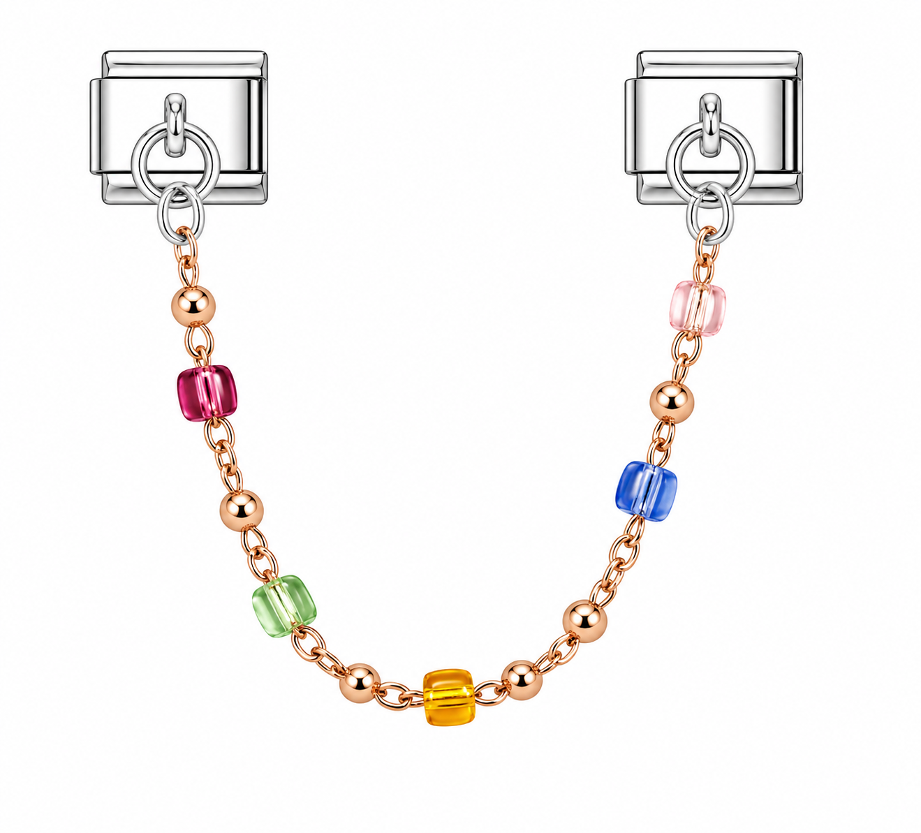 Beaded Chain Charm