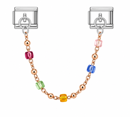 Beaded Chain Charm