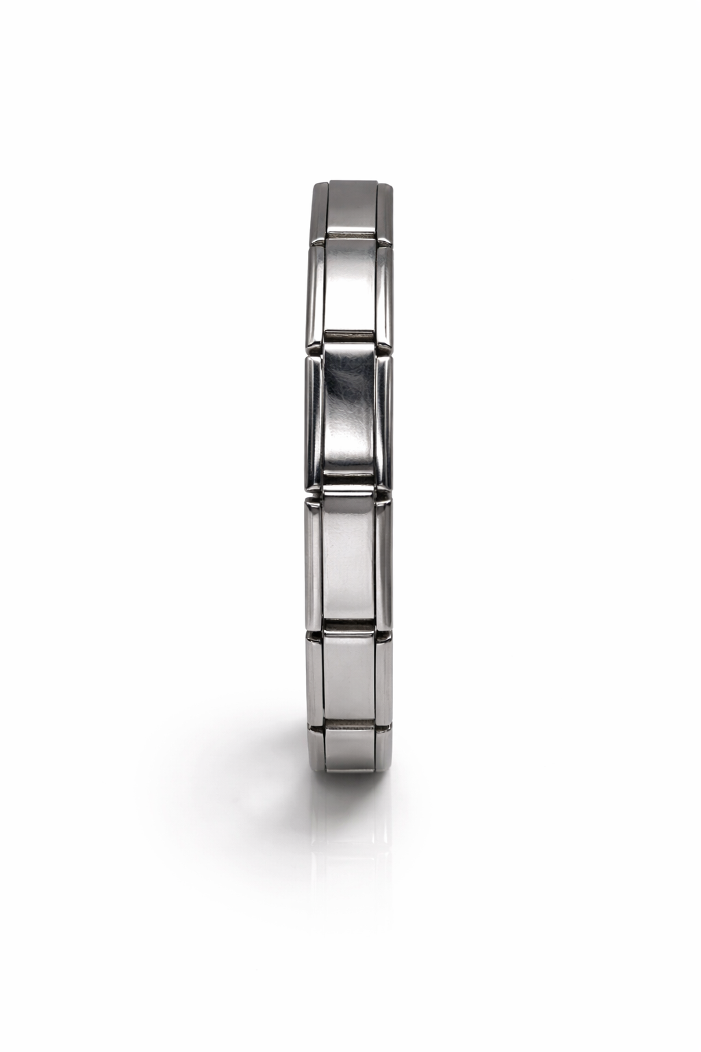 Classic Silver Long Link Bracelet